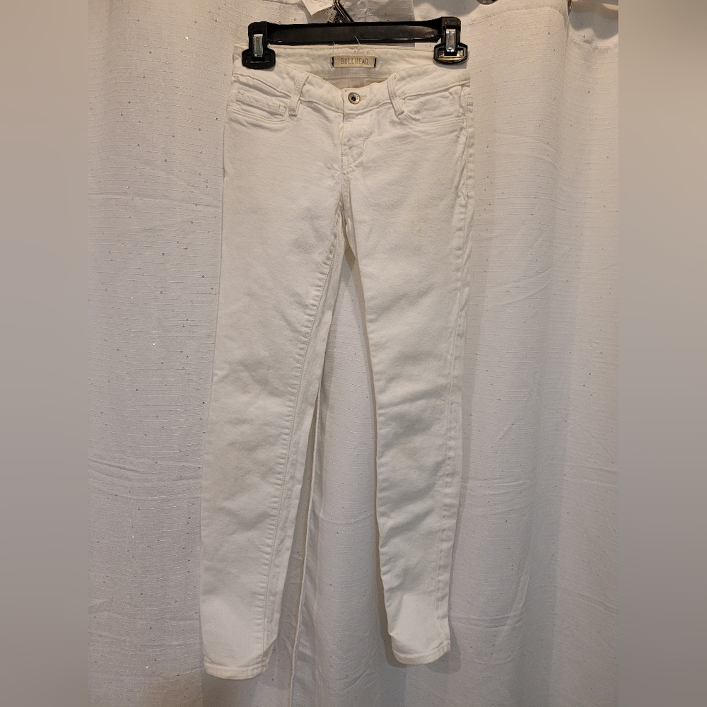 BULLHEAD WHITE DENIM Jeans Sz 1
